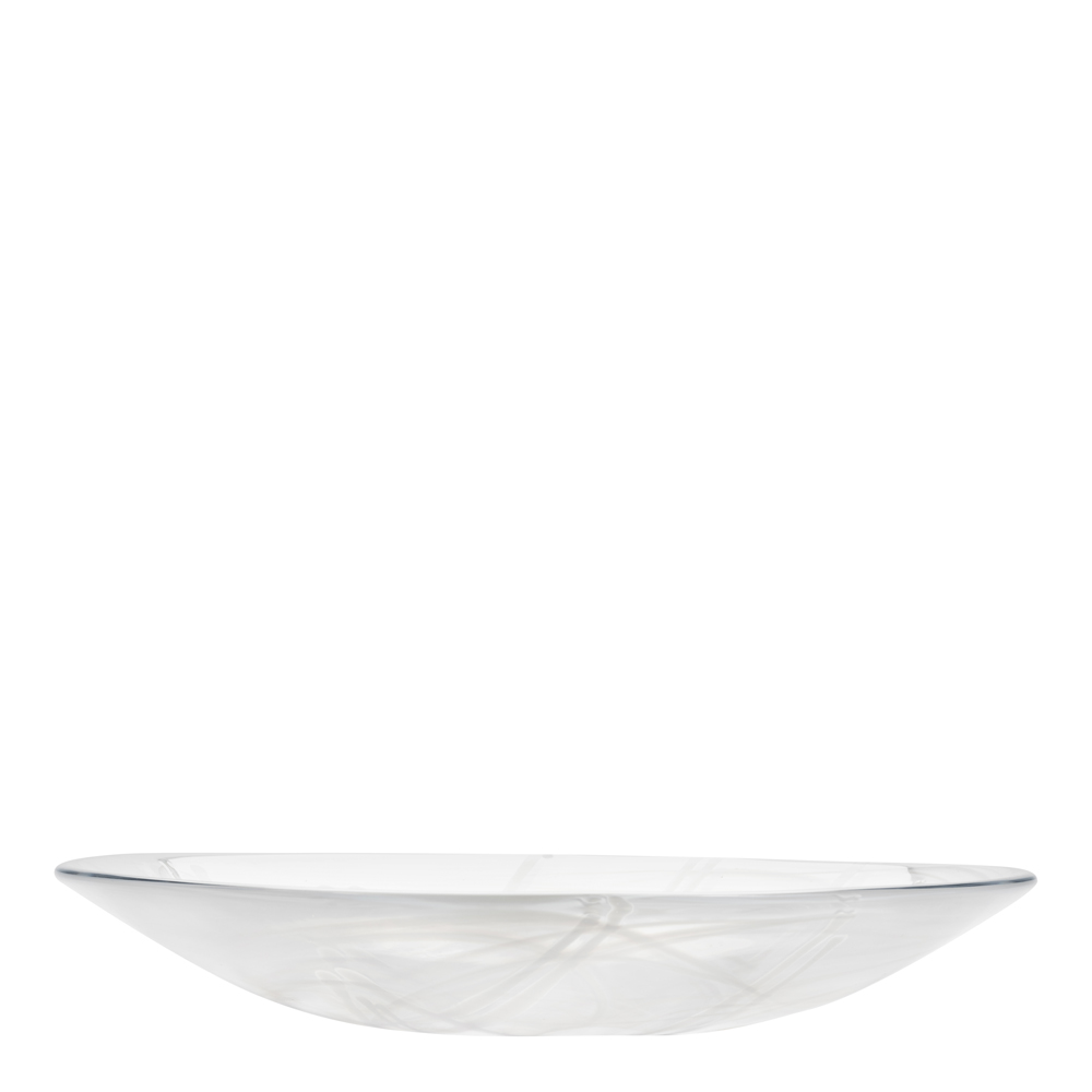 Kosta Boda - Contrast Vati 38 cm Valkoinen