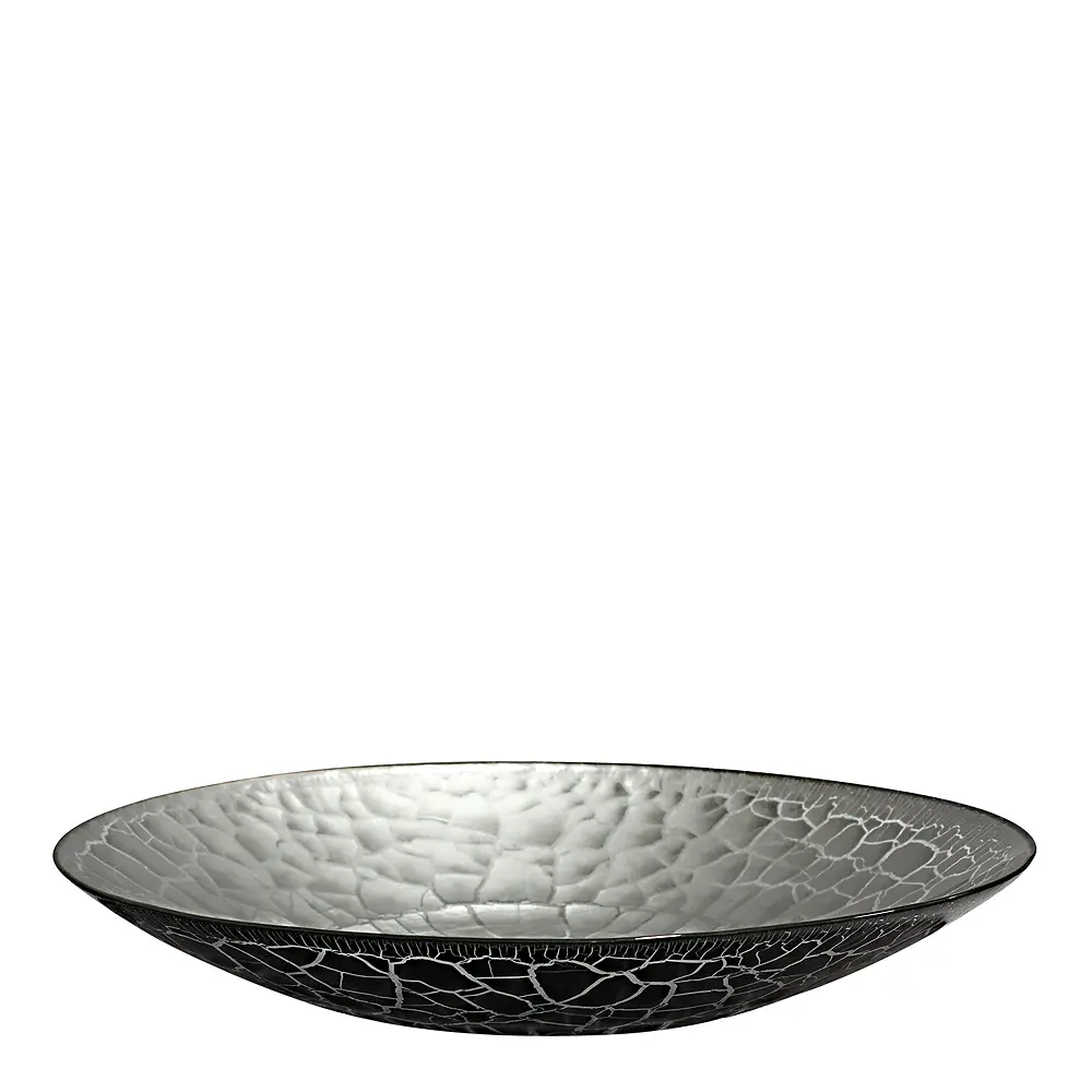 Croco fat 39 cm svart/sølv