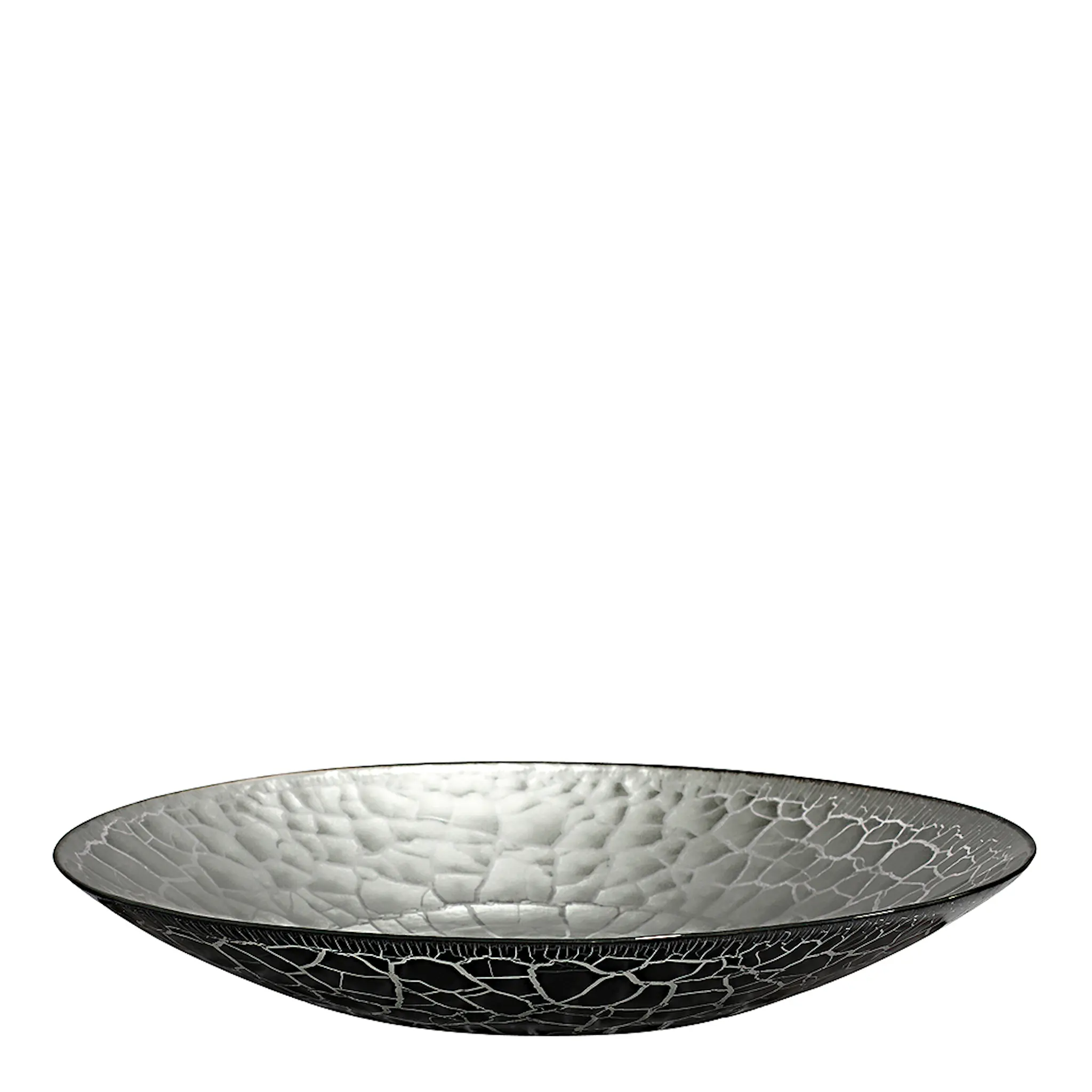 Nybro Crystal Croco Fat 39 cm Svart/Silver