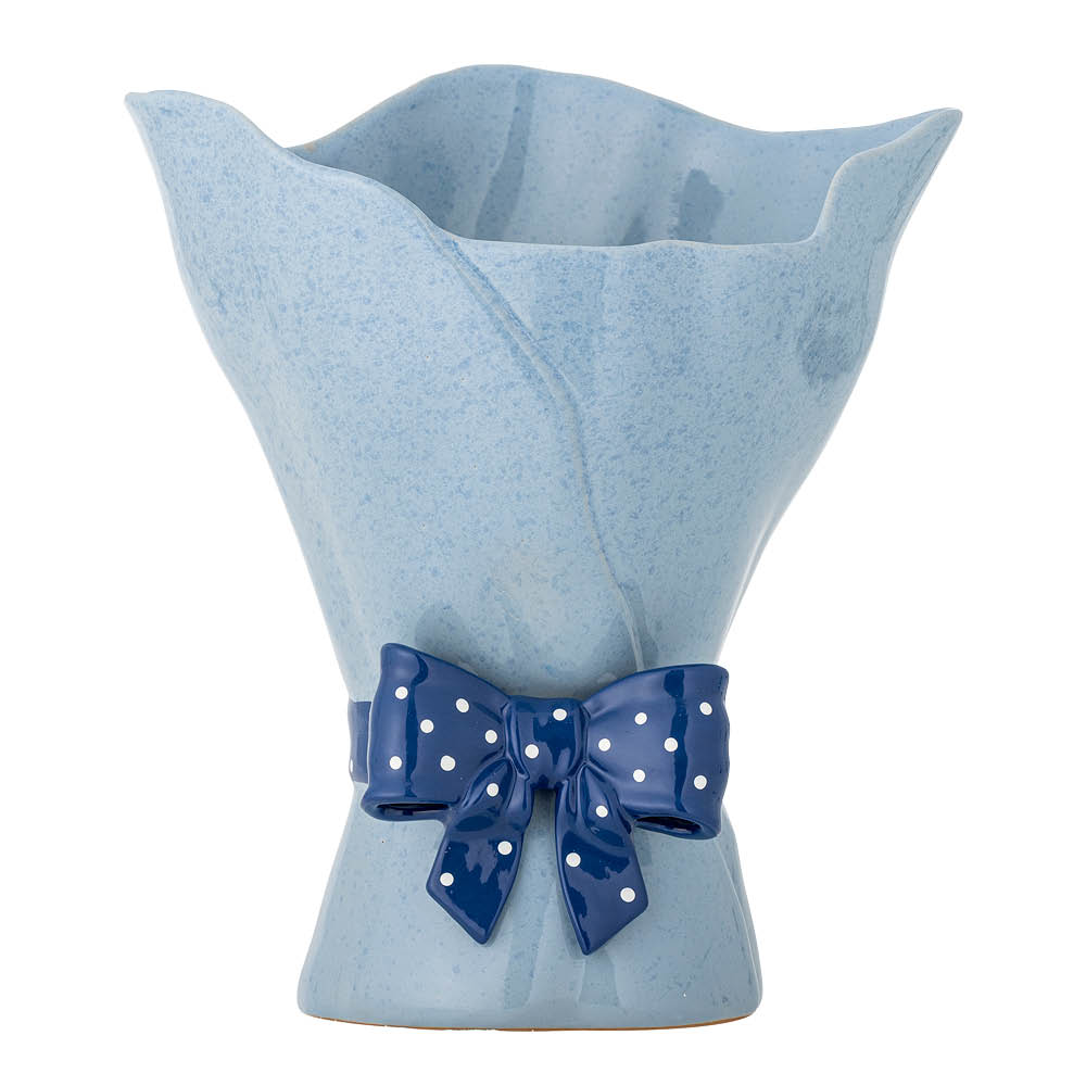 Bloomingville - Belivia maljakko 28,5 cm sininen
