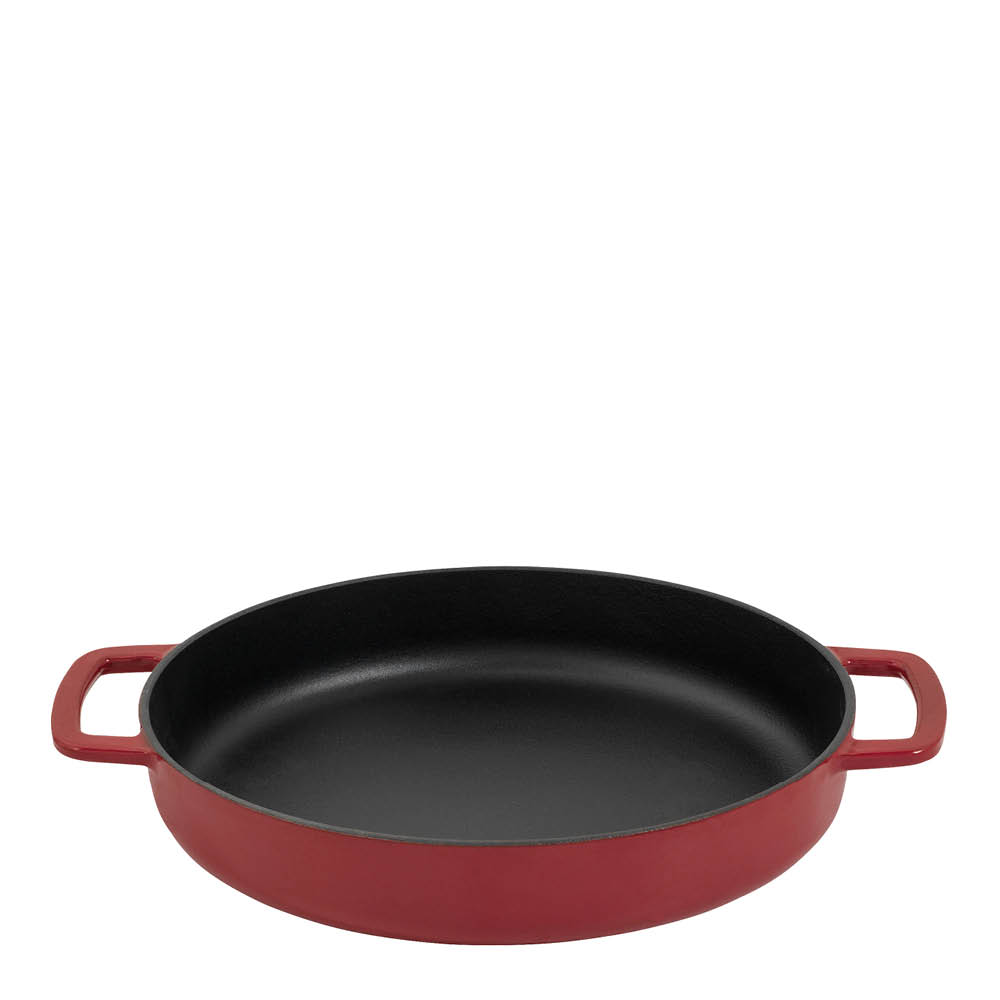 Combekk Gjutjärnspanna emaljerad 28 cm bordeaux