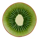 Tropical Fruits tallrik 22 cm kiwi grön