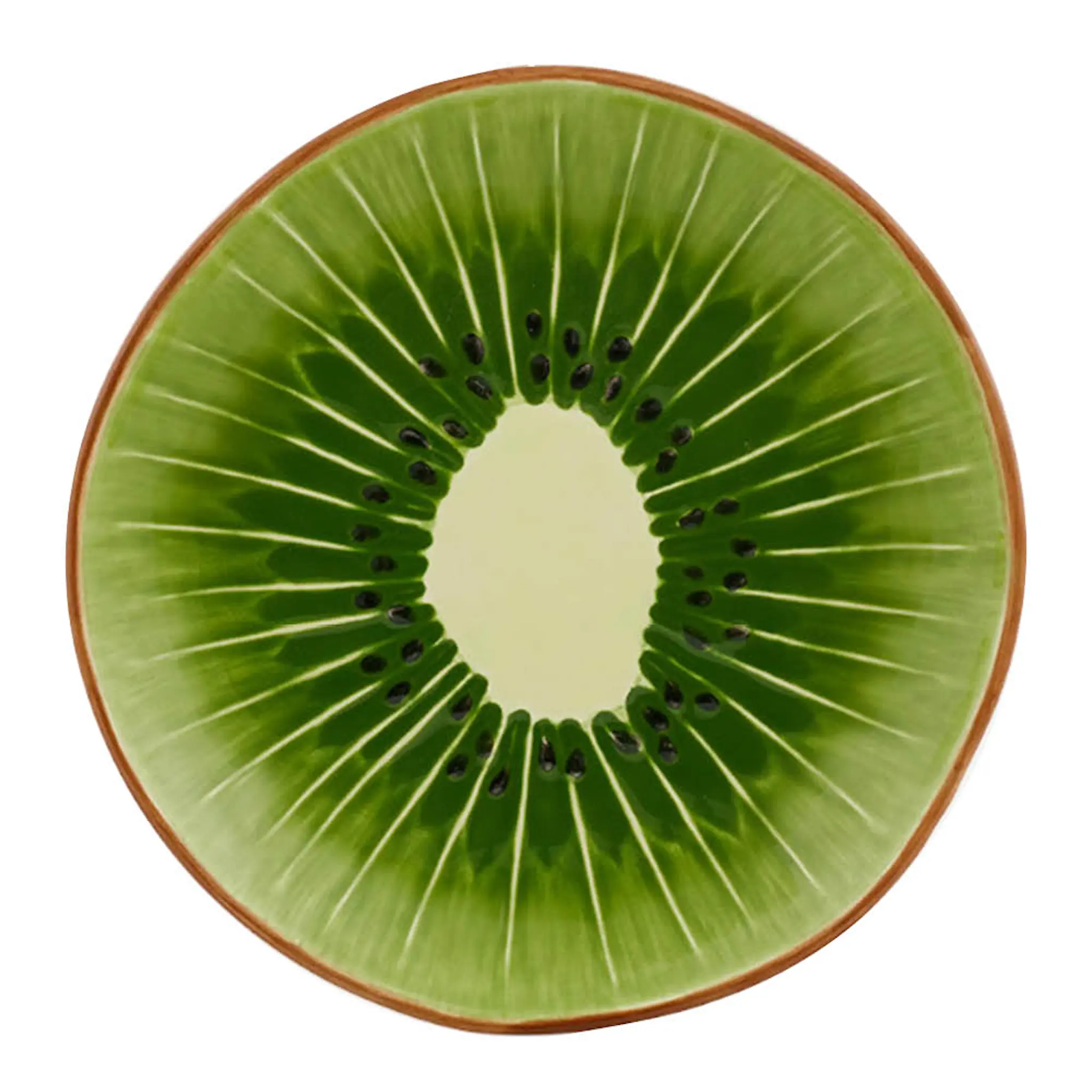 Bordallo Pinheiro Tropical Fruits tallrik 22 cm kiwi grön