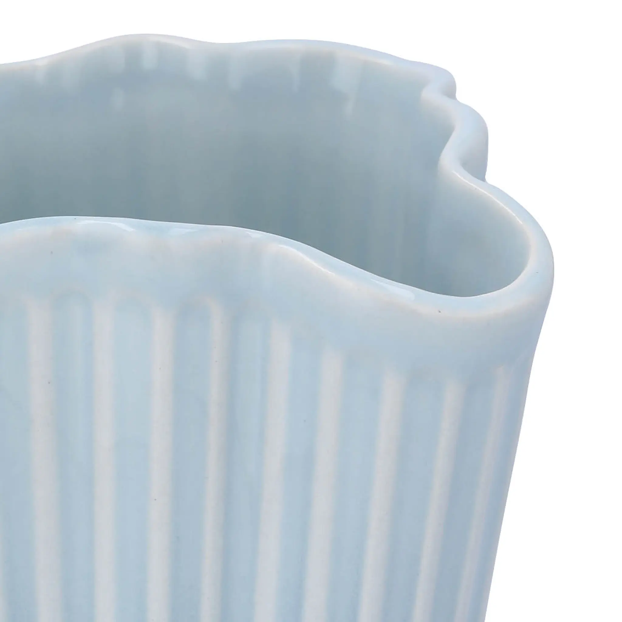 Kähler Hammershøi Unfold vas 20,5 cm blå