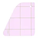 Fauna skärbräda/serveringsbricka Fågel 19x18 cm rosa