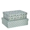 Ellen askset 2-pack 34x26x10 cm vit