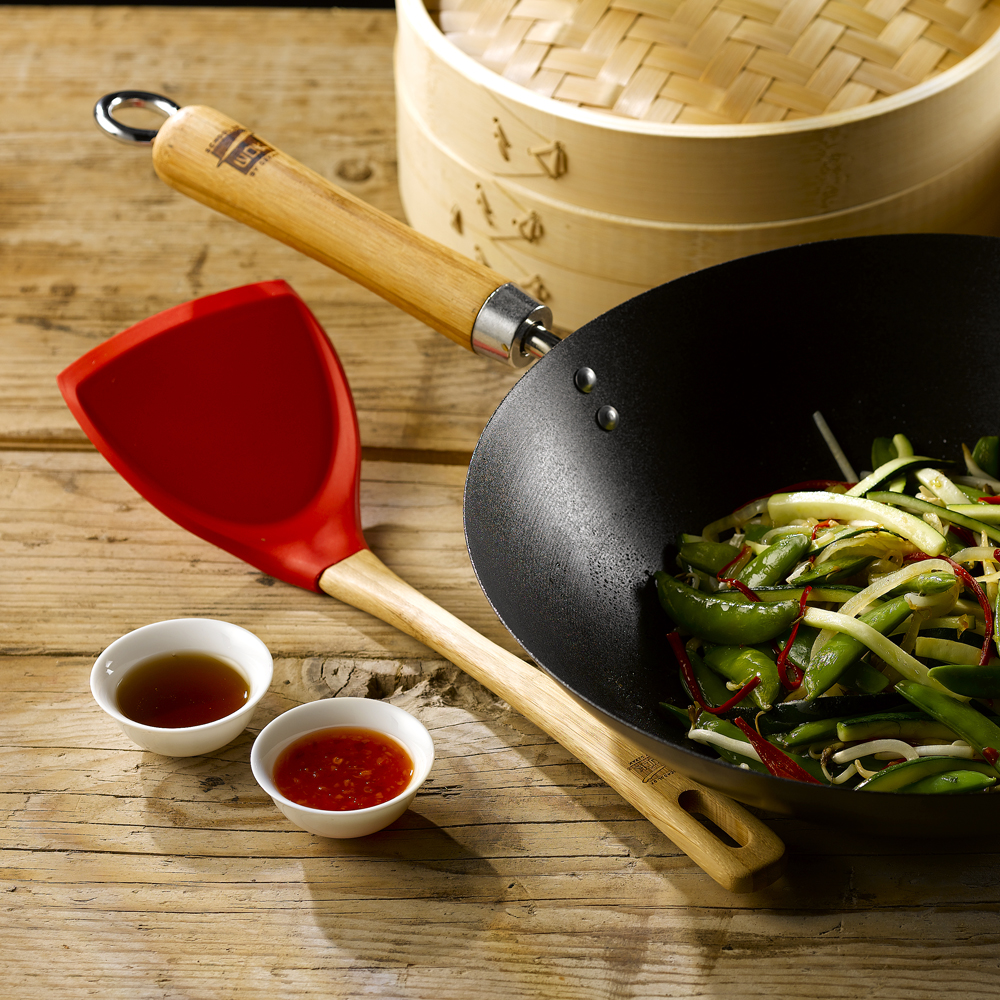 Dexam School of Wok Stekspade Röd