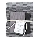 Gåvoset 2 kökshanddukar & 2 disktrasor granite