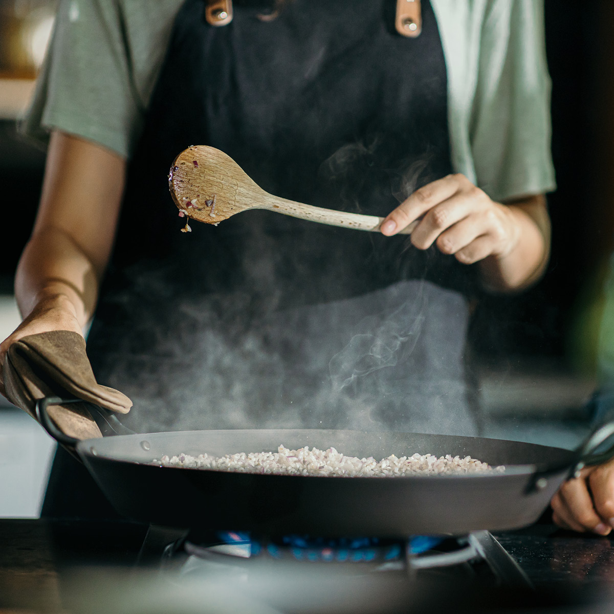 Skottsberg Paellapanne i kullstål 28 cm