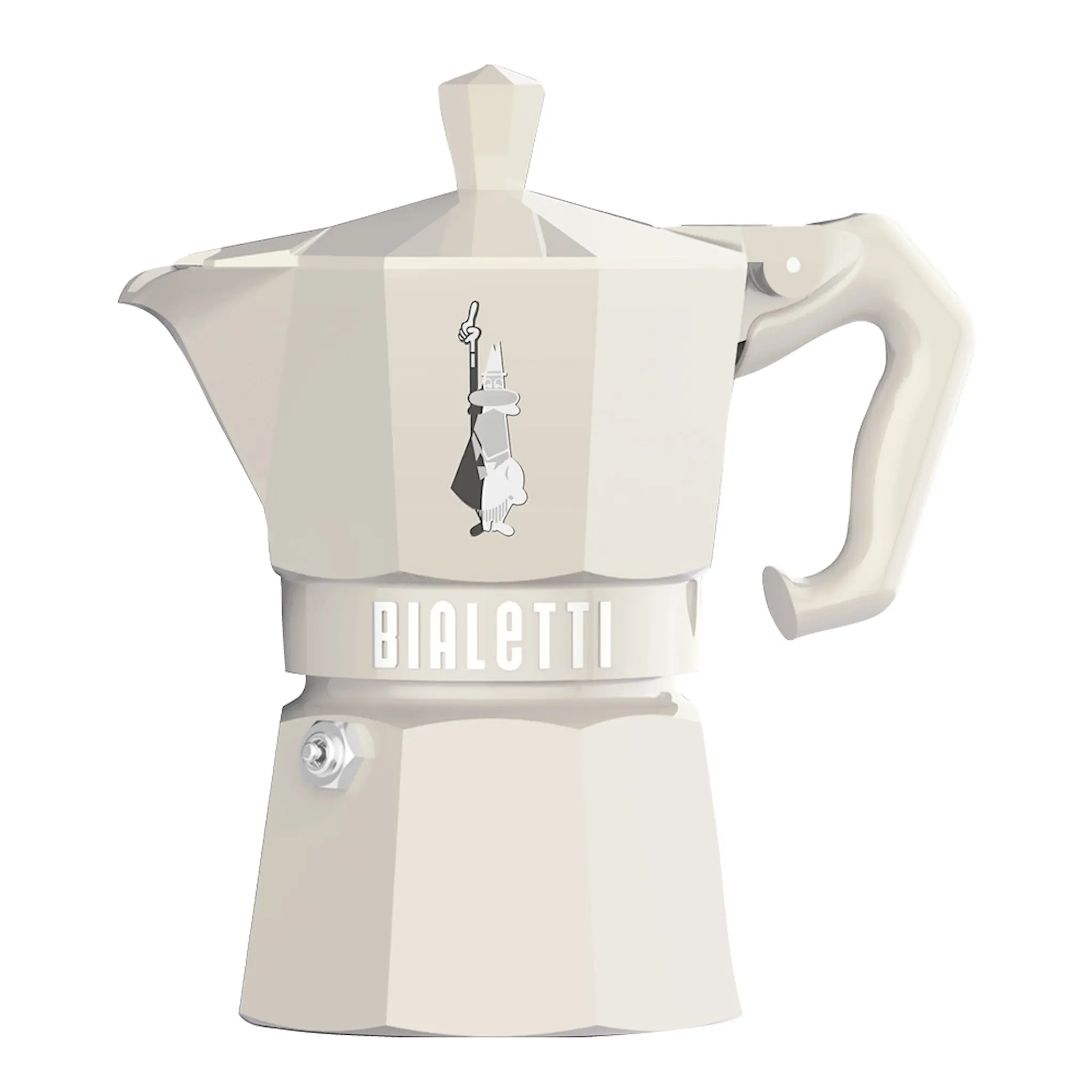 Bialetti Exclusive Moka Express 3 koppar 13 cl Creme