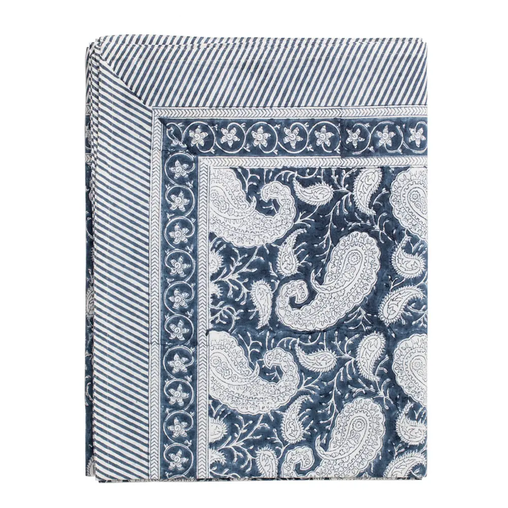 Big Paisley Pöytäliina 170x270 cm Navy Blue