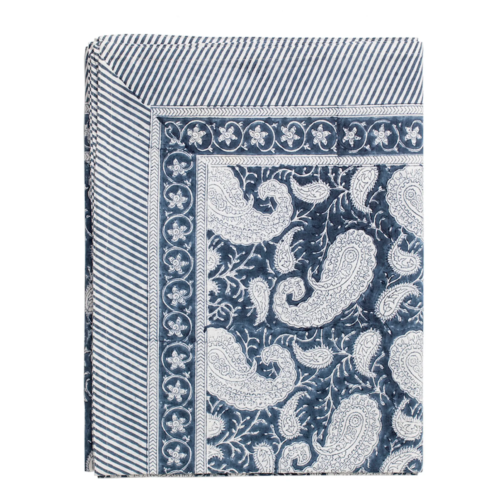 Chamois Big Paisley Bordsduk 170x270 cm Marinblå