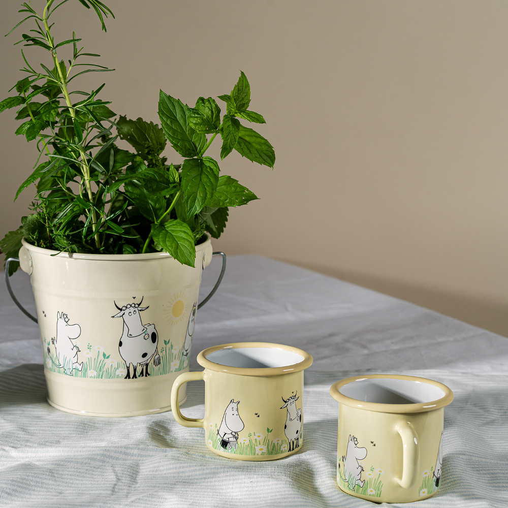 Muurla Mummi bøtte 2L eng lysegul