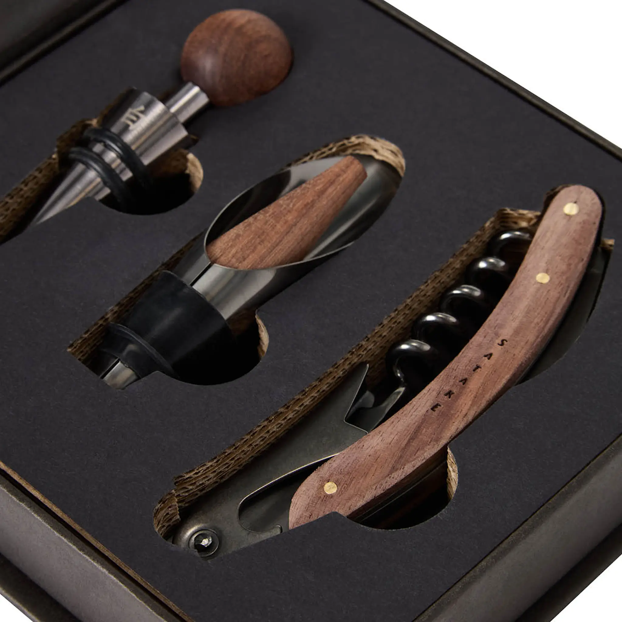 Satake 3-delars vinset i akacia