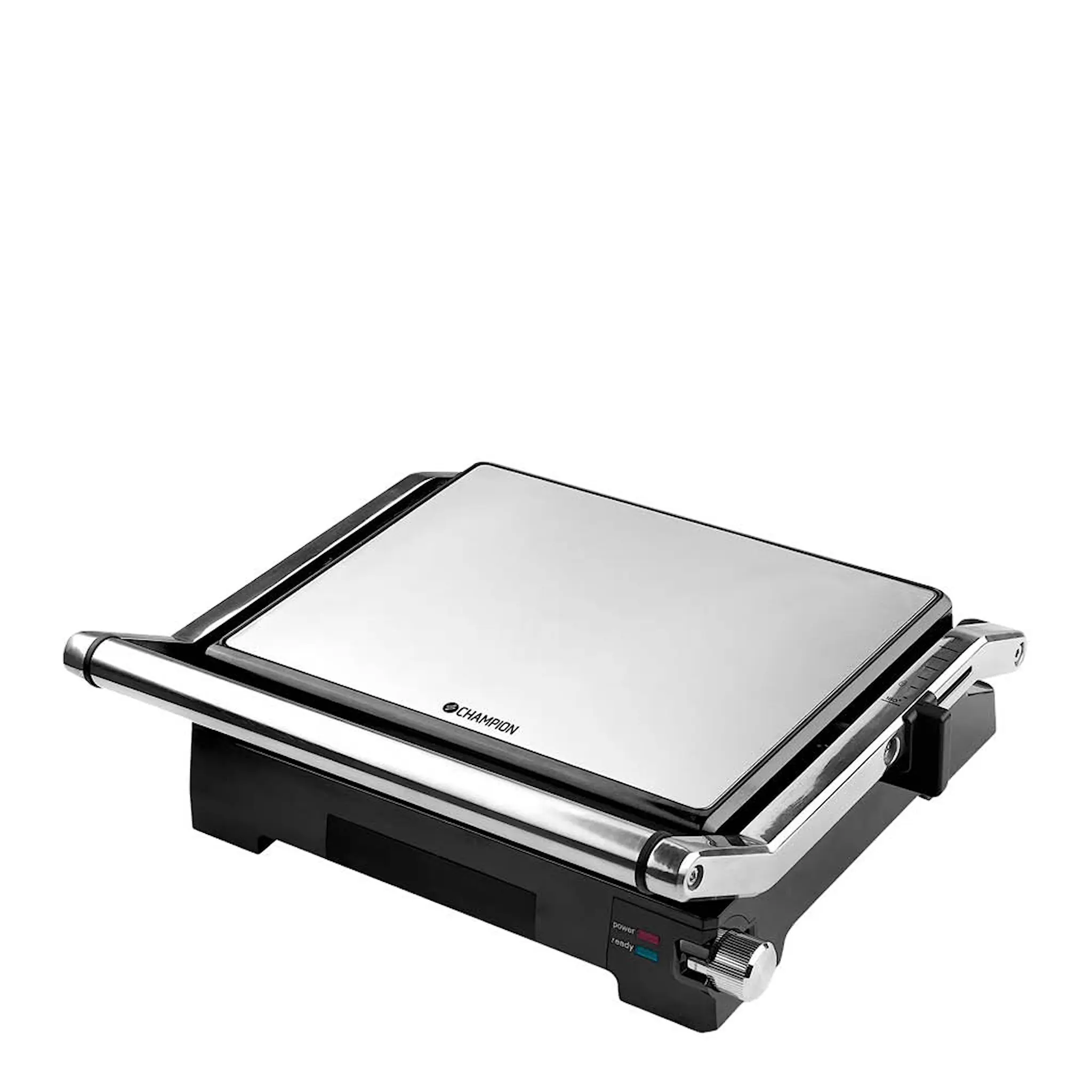 CHAMPION Bordsgrill 2-i-1 PG600 2000W rostfritt stål