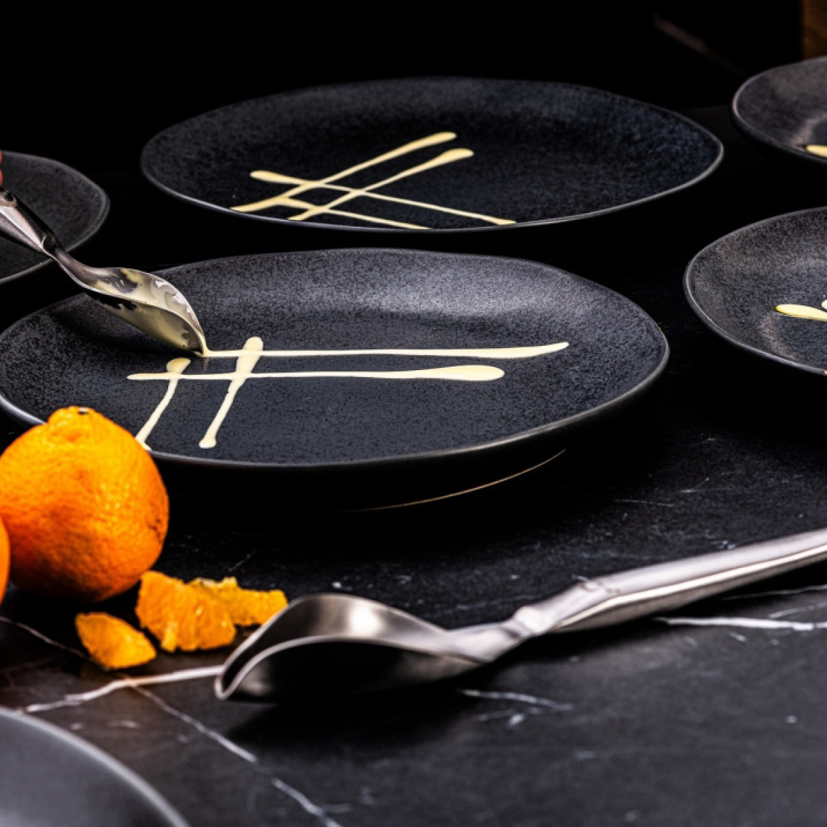 Plate It Dekorskje 27/20 cm 2 stk stål matt