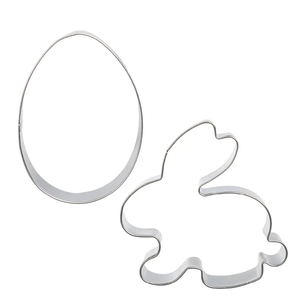 Piparkakkumuotti Pääsiäinen 2 kpl Harmaa