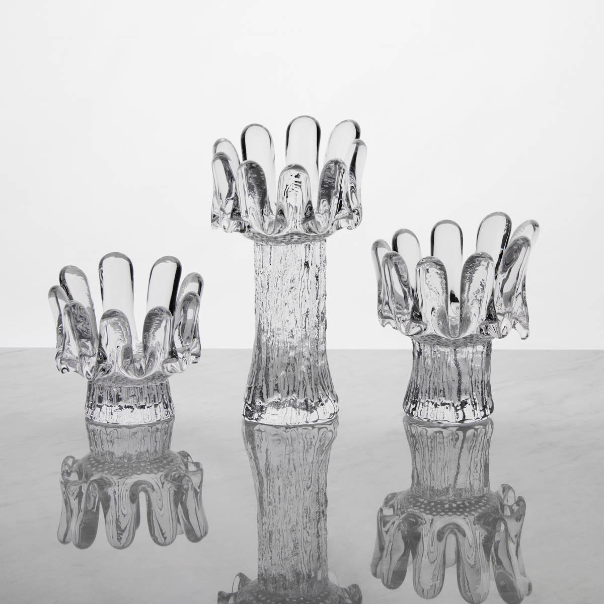 Kosta Boda Sunflower lyslykt 18 cm klar