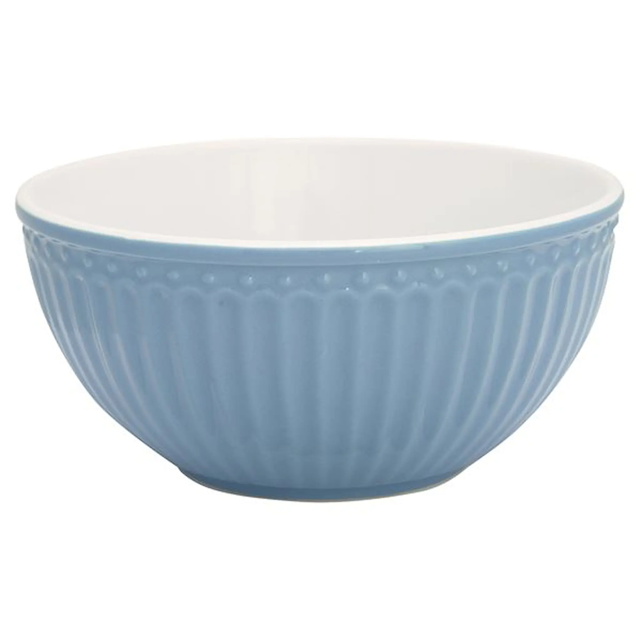 GreenGate Everyday Alice frukostskål 45 cl sky blue