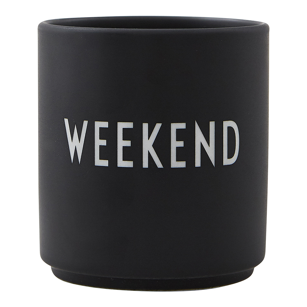 Design Letters Favourite Cup Weekend Svart