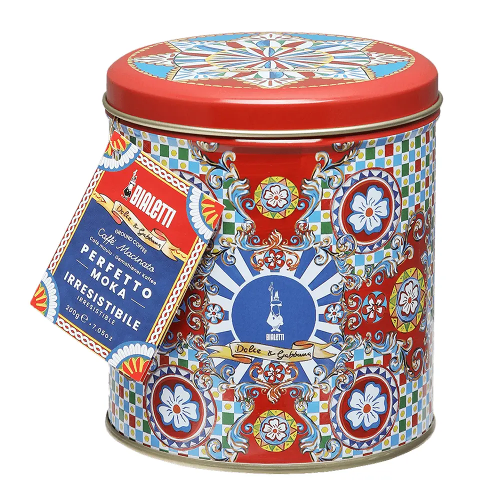 Kaffeboks med kaffe 200g Dolce & Gabbana rød