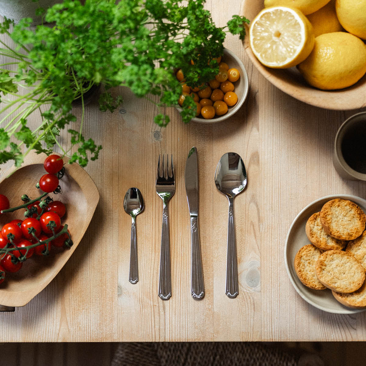 Hardanger bestikk Renessanse Aterimet 24 osaa