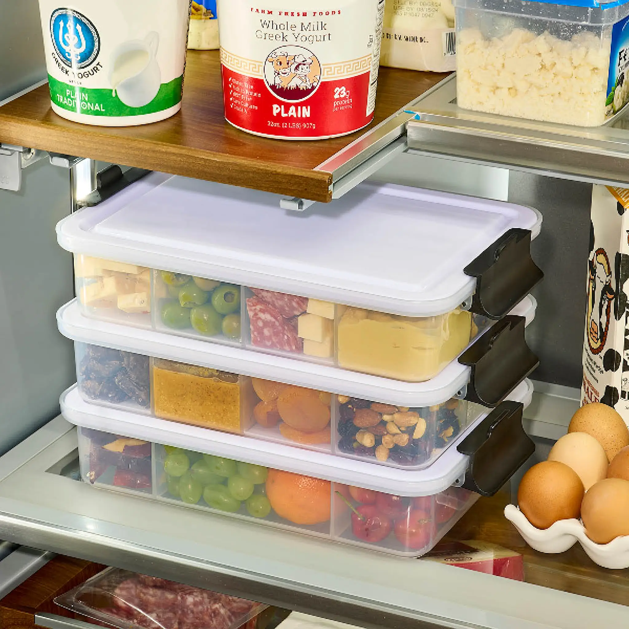 Farberware Snacklebox Eväsrasia 7 lokeroa 20x33 cm Valkoinen