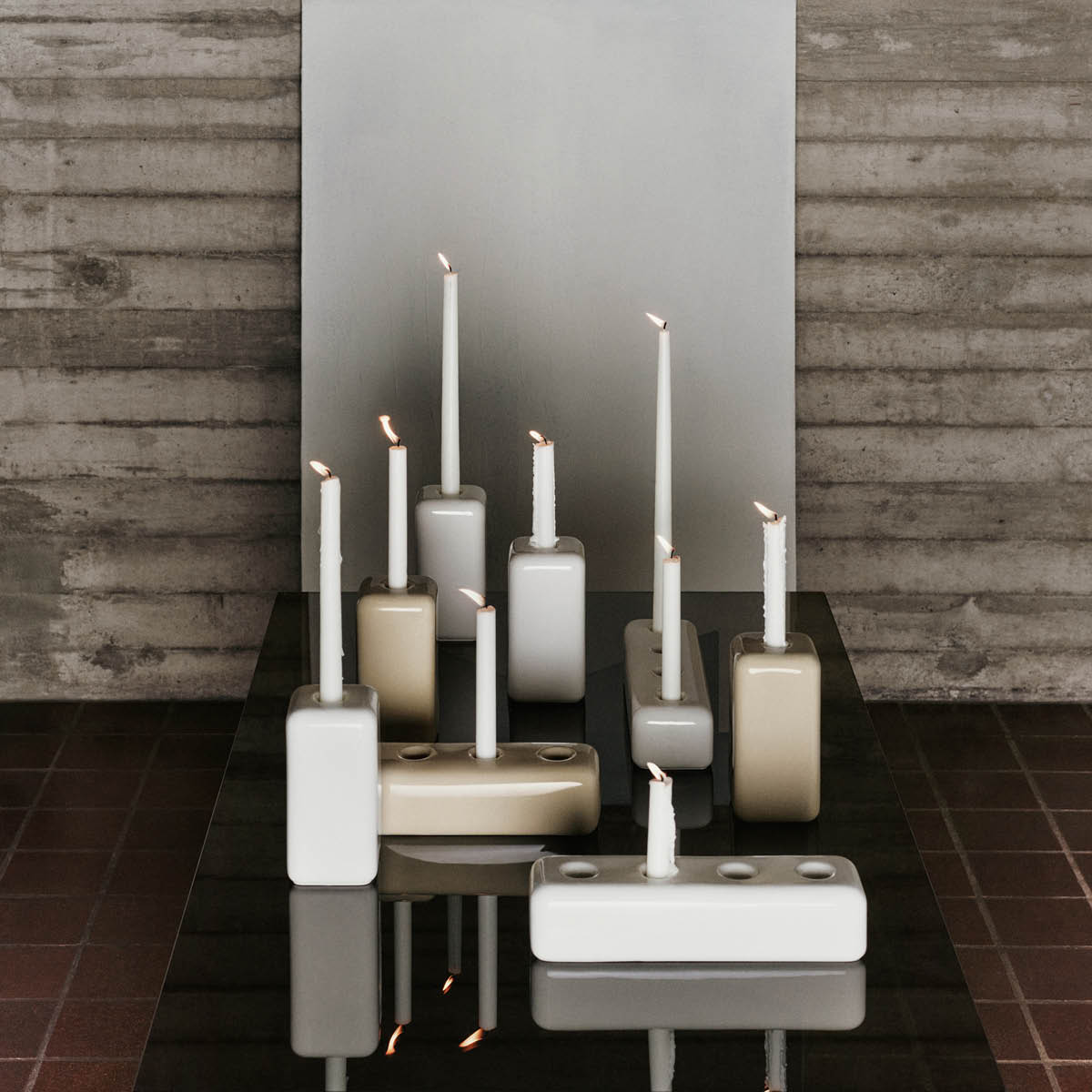 iittala Element Kynttilänjalka Valkoinen