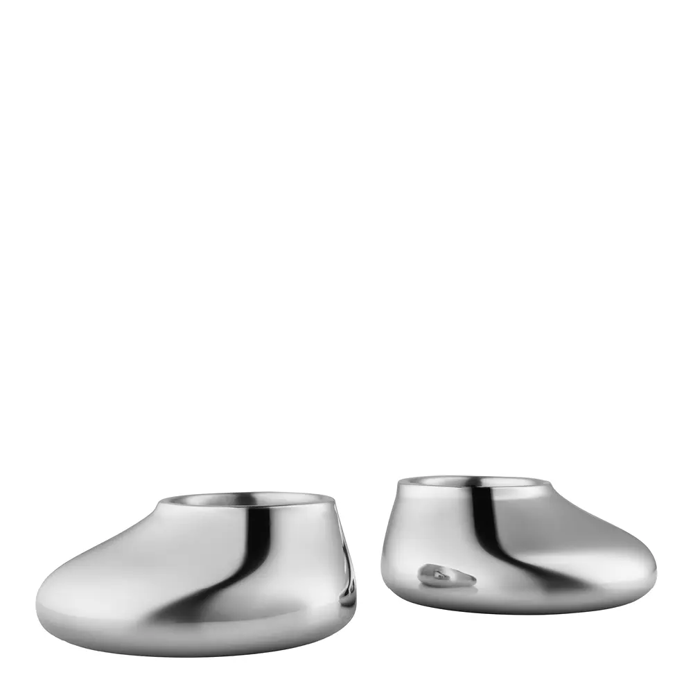 Mellow Kynttilälyhty 2 kpl Hopea