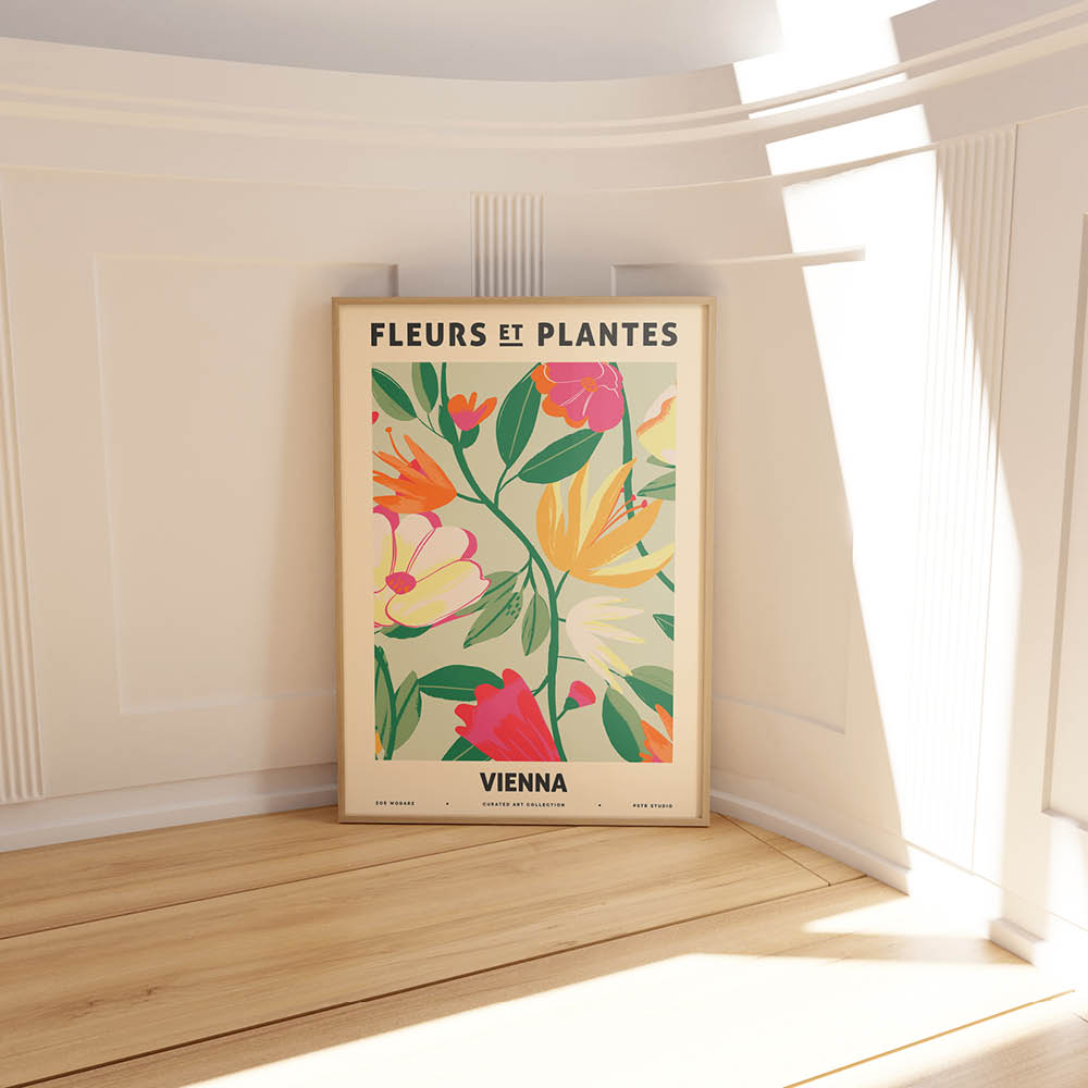 Poster & Frame PSTR Studio Juliste 50x70 cm Zoe fleurs et plantes vienna