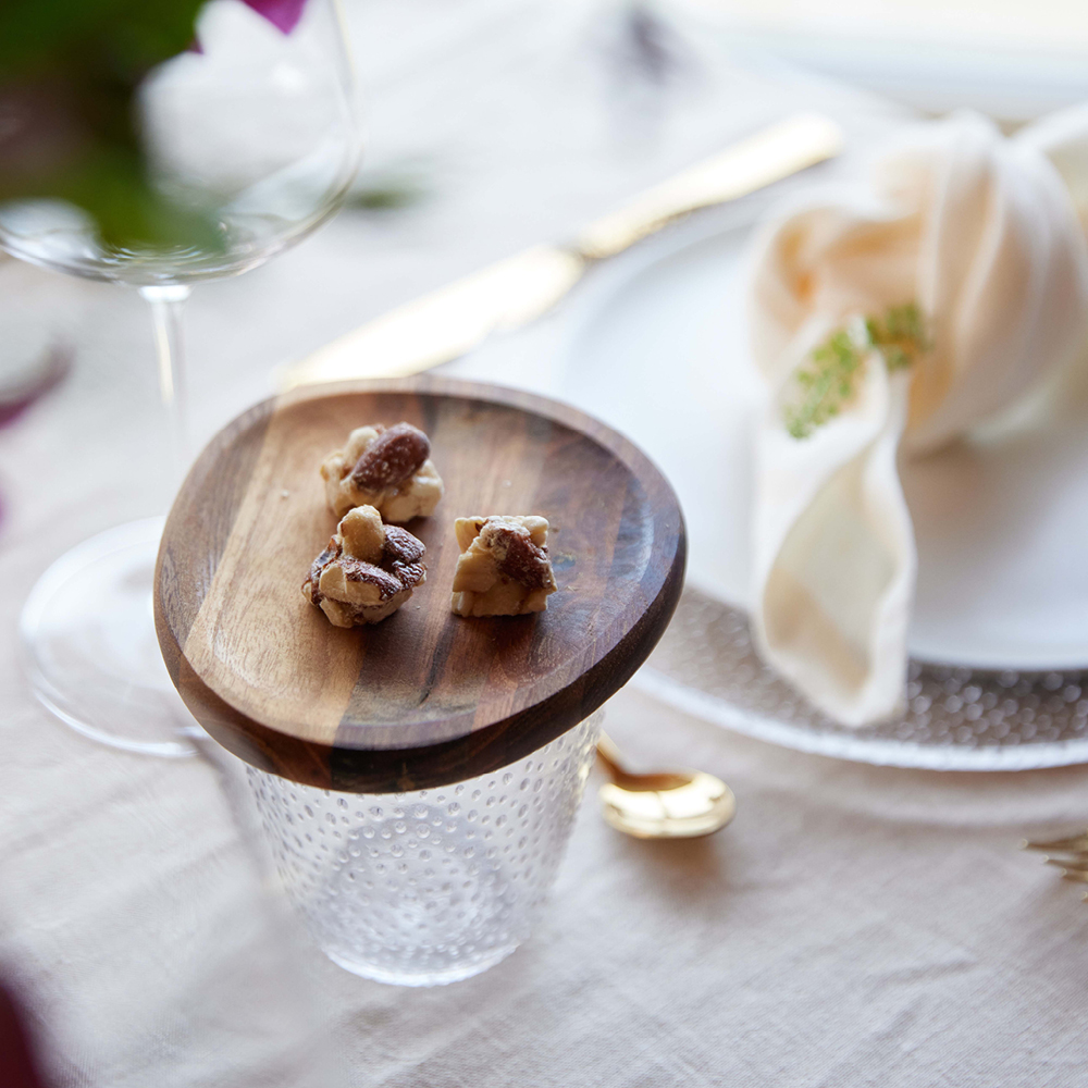 Aida RAW Teak asjett 13x11,4 cm 2 stk