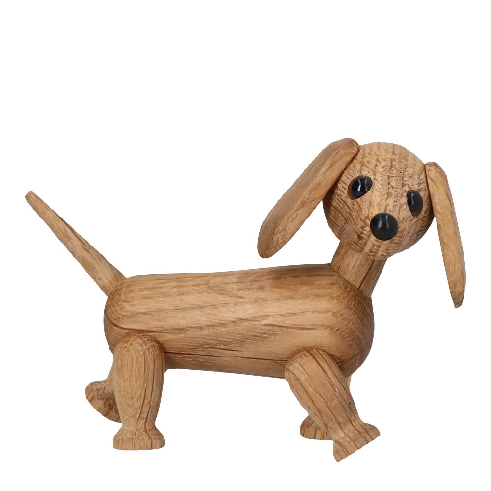 Spring Copenhagen - Chico Dog Puufiguuri 10,5 cm Tammi
