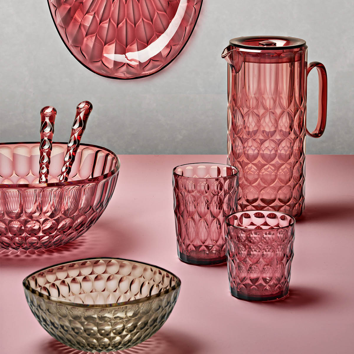 Guzzini Vanity tumbler låg 36 cl bioplast Mönster 1 Mauve