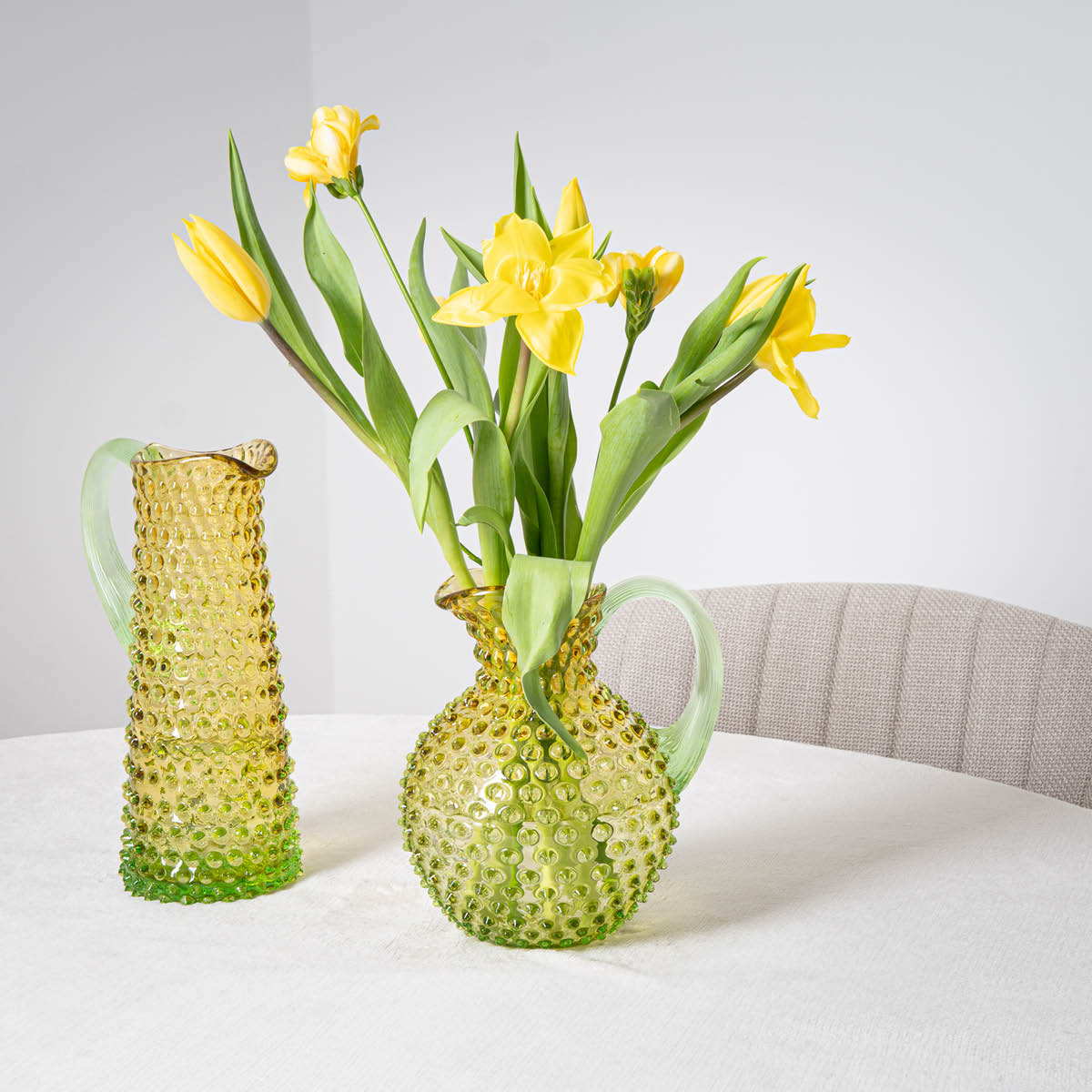Klimchi Hobnail mugge 2L Meadow Amber/lysegrønn