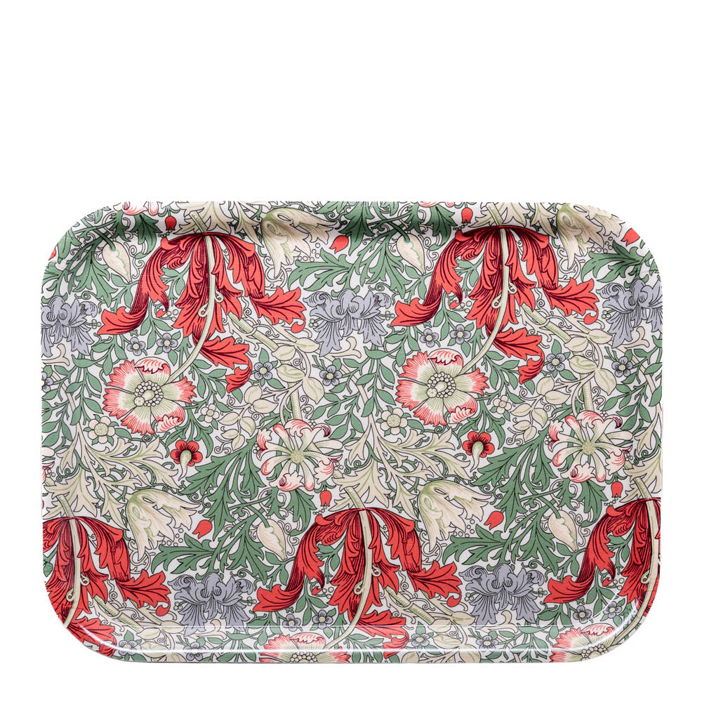 William Morris Comton Tarjotin 27x20 cm Punainen