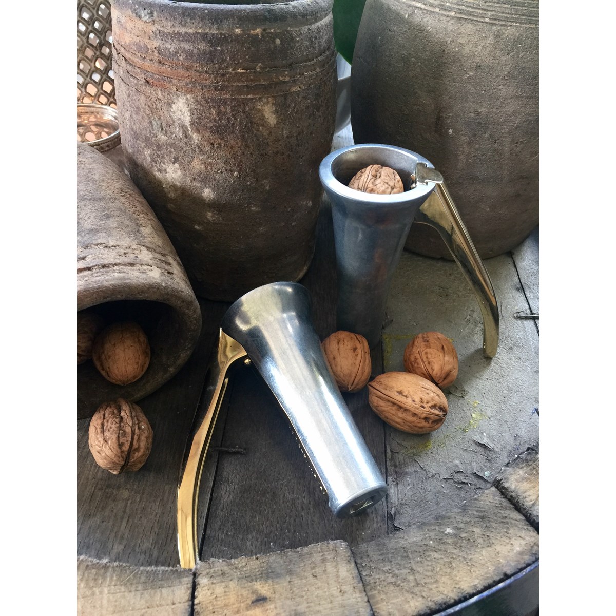 Drosselmeyer Nøtteknekker i zink m/gull