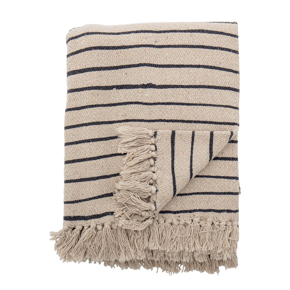 Bloomingville Pledd Eia 160x130 cm natur