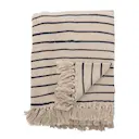 Eia pläd 160x130 cm natur/svart