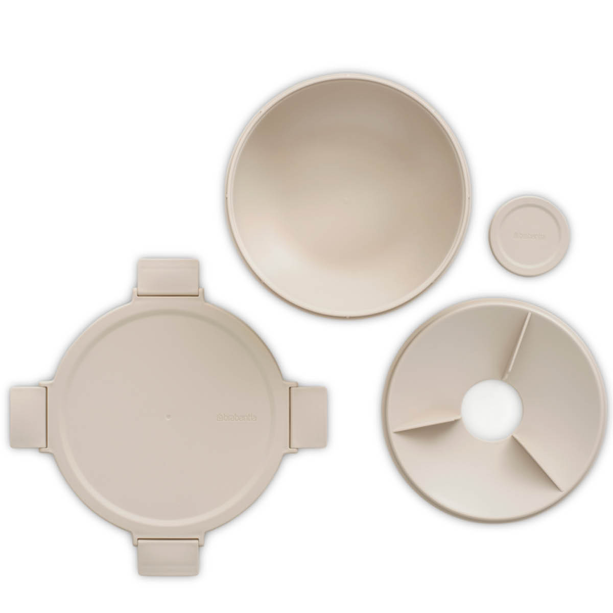 Brabantia Make & Take salatskål 1,3L soft beige