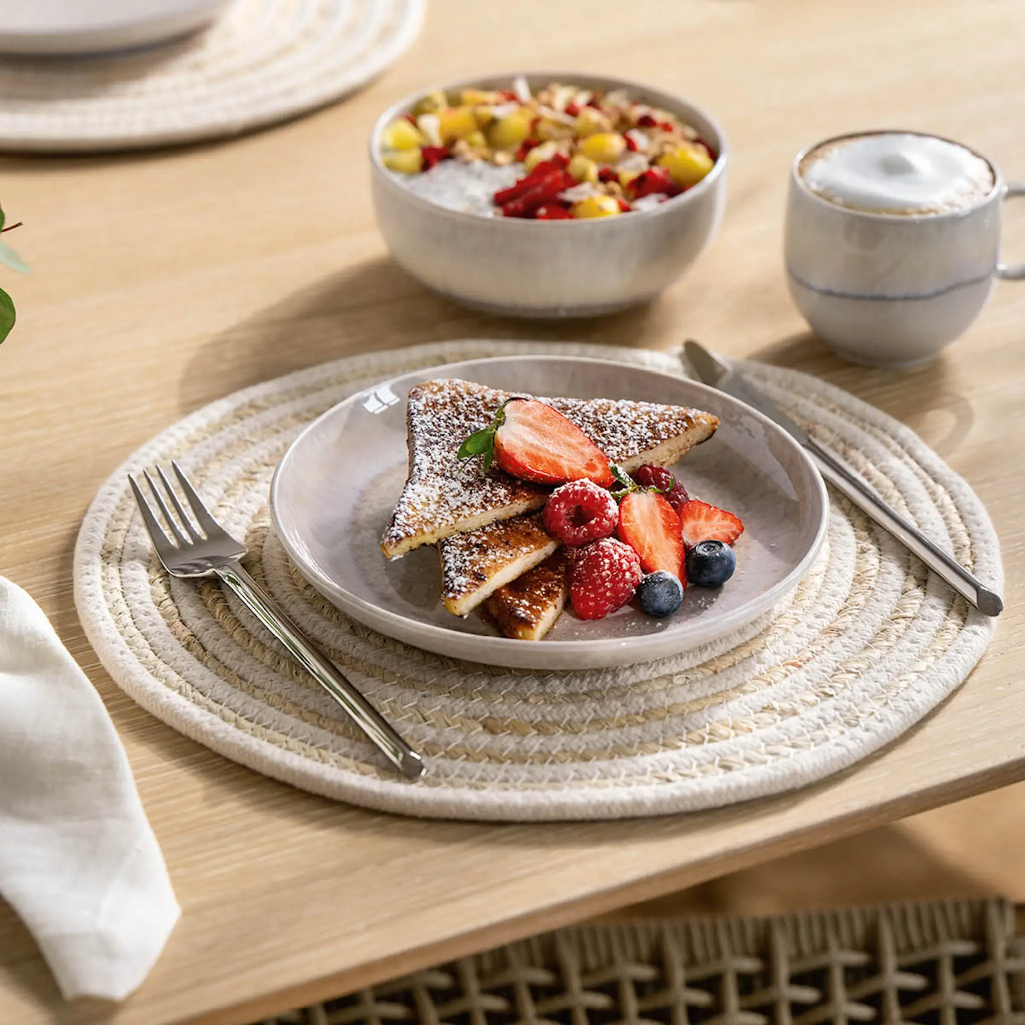 Villeroy & Boch Perlemor Sand frukostskål 53 cl beige