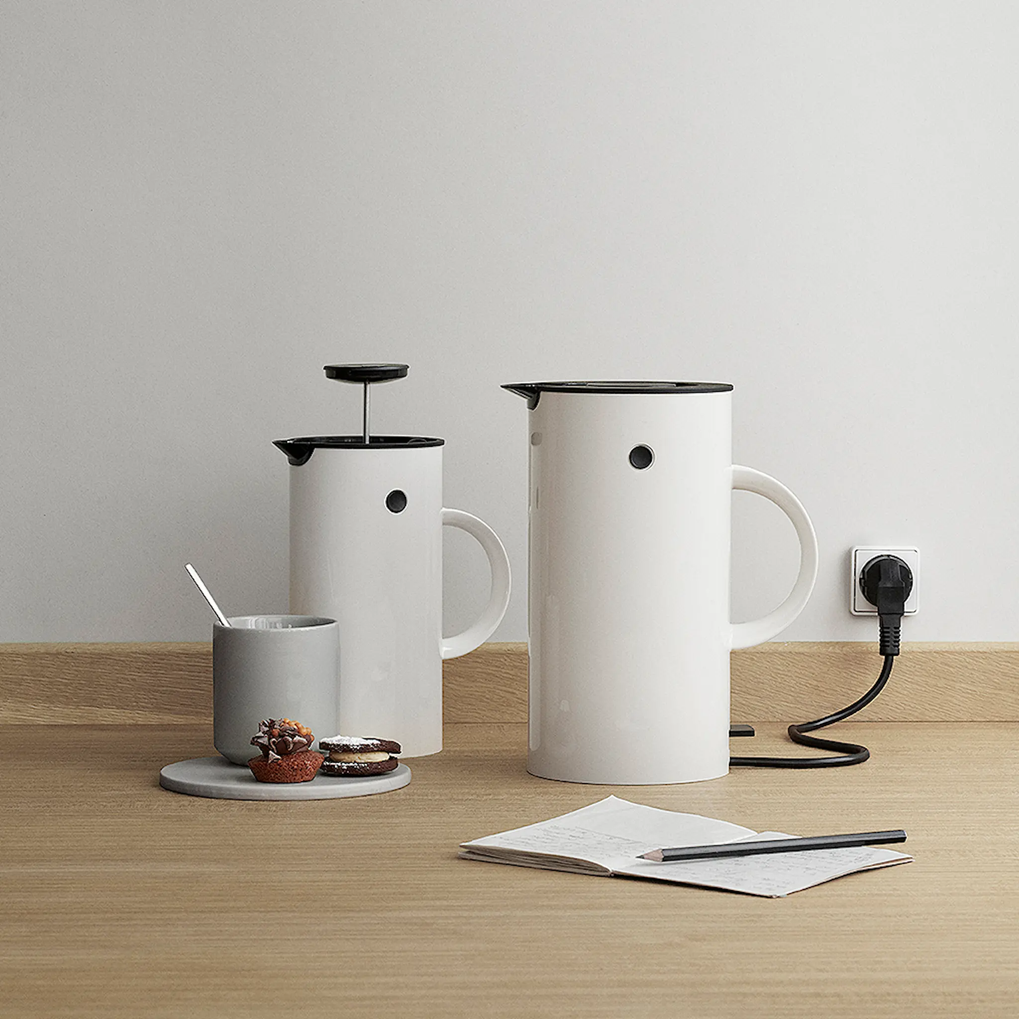 Stelton EM77 Vattenkokare 1,5 L Vit