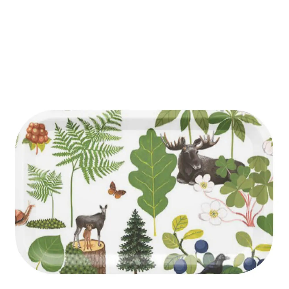 Skogsliv Tarjotin 33x21 cm Vihreä