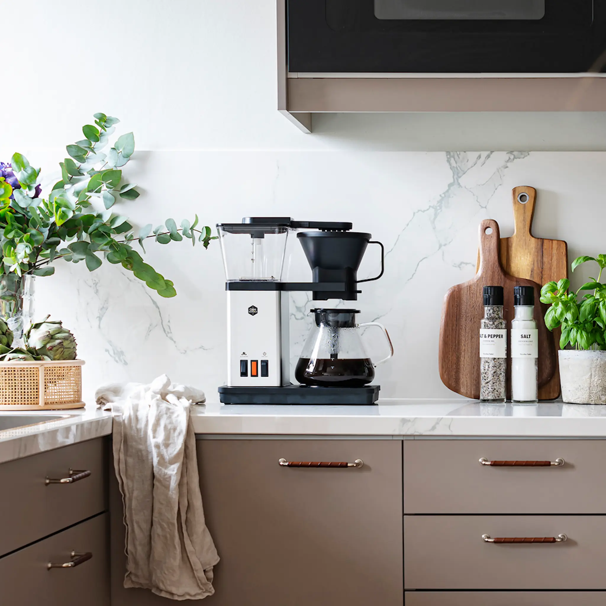 OBH Nordica Blooming Kaffebryggare 1,25 L Silver
