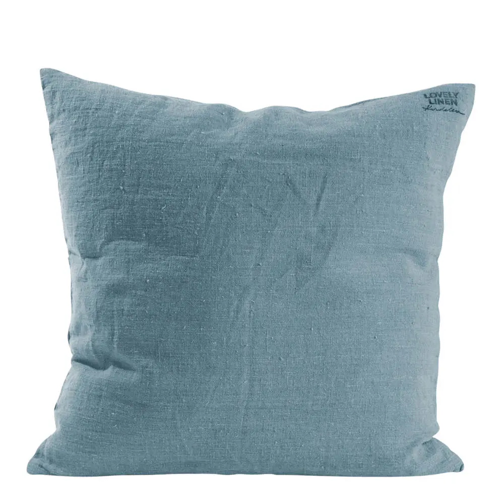 Lovely putetrekk lin 50x50 cm Dusty Blue