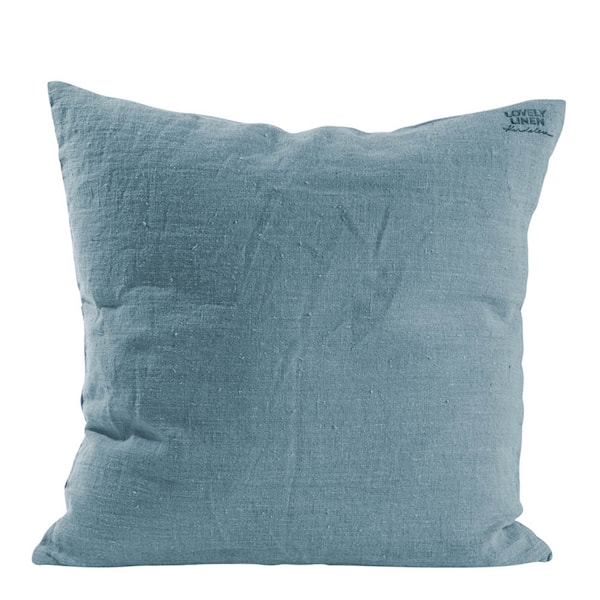 Lovely kuddfodral linne 50x50 cm Dusty Blue