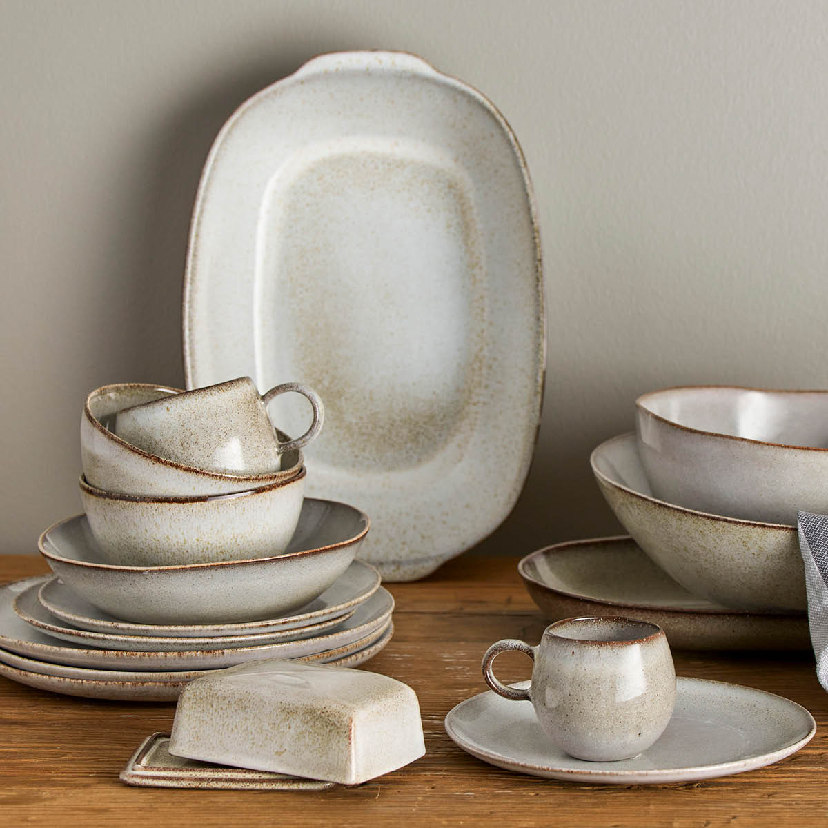 Bloomingville Sandrine mugg 50 cl natur