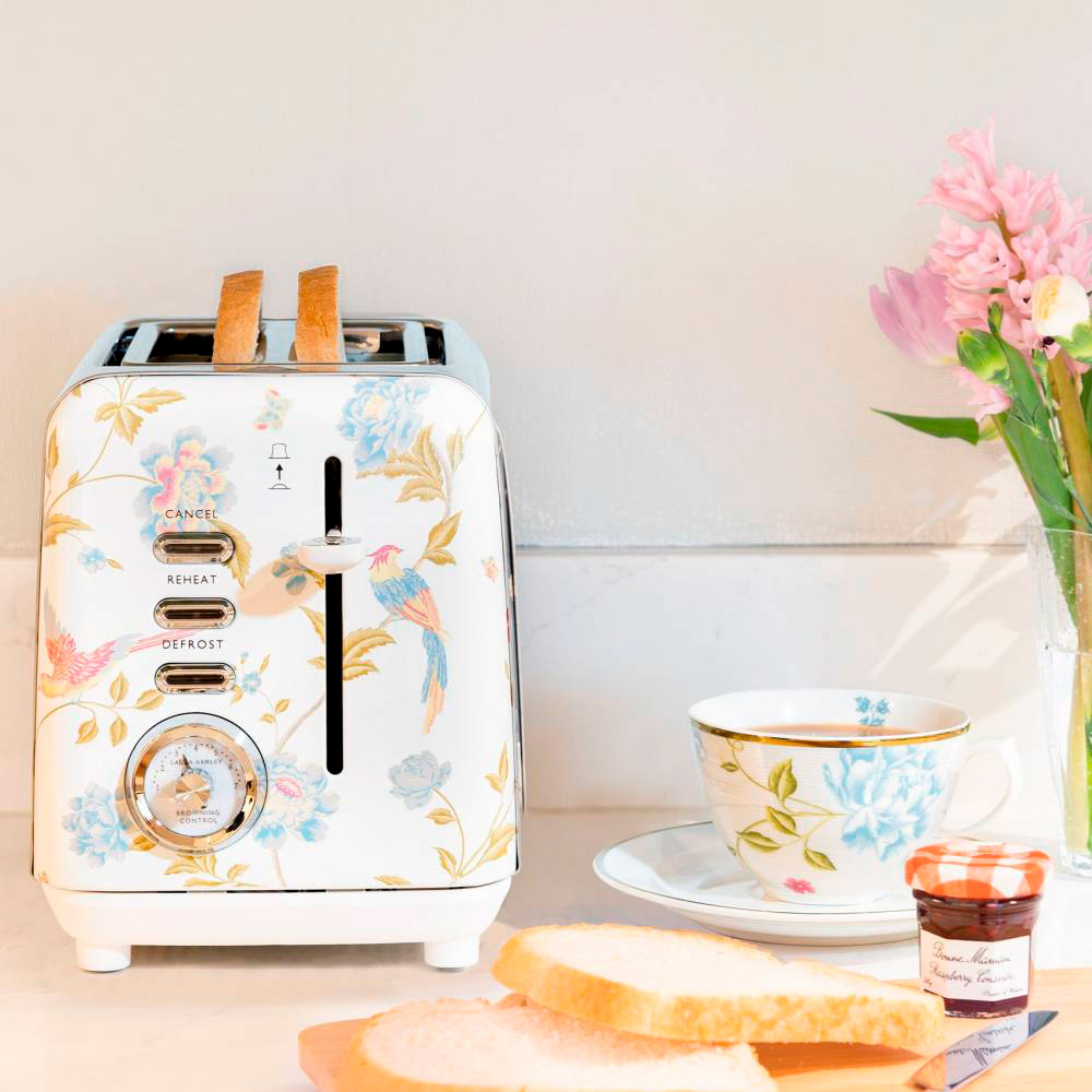 Laura Ashley Elveden Brödrost 2-skivor Vit