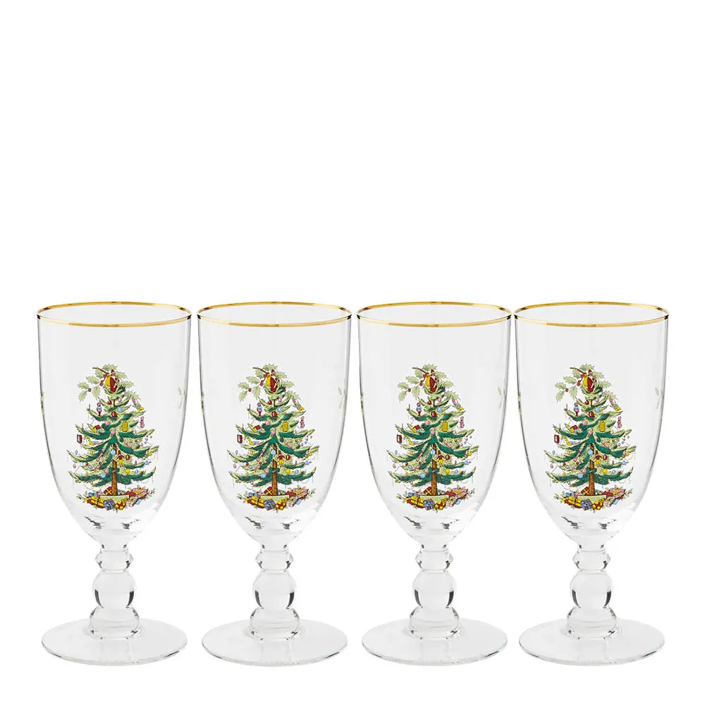 Christmas Tree gobletglass 45 cl 4 stk