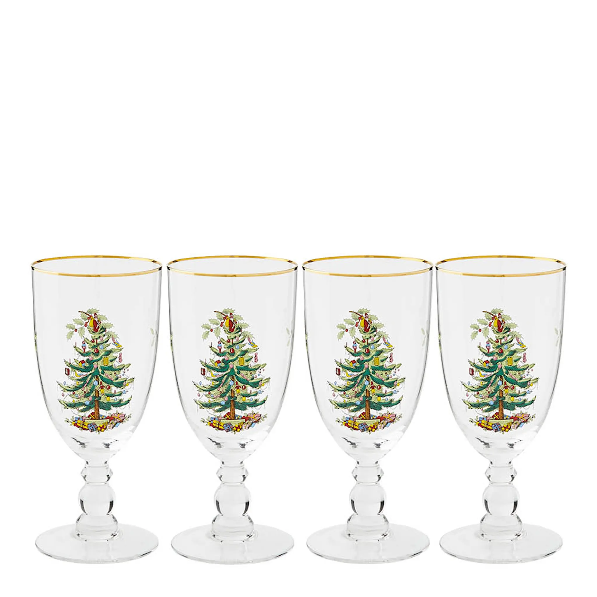 Spode Christmas Tree gobletglass 45 cl 4 stk