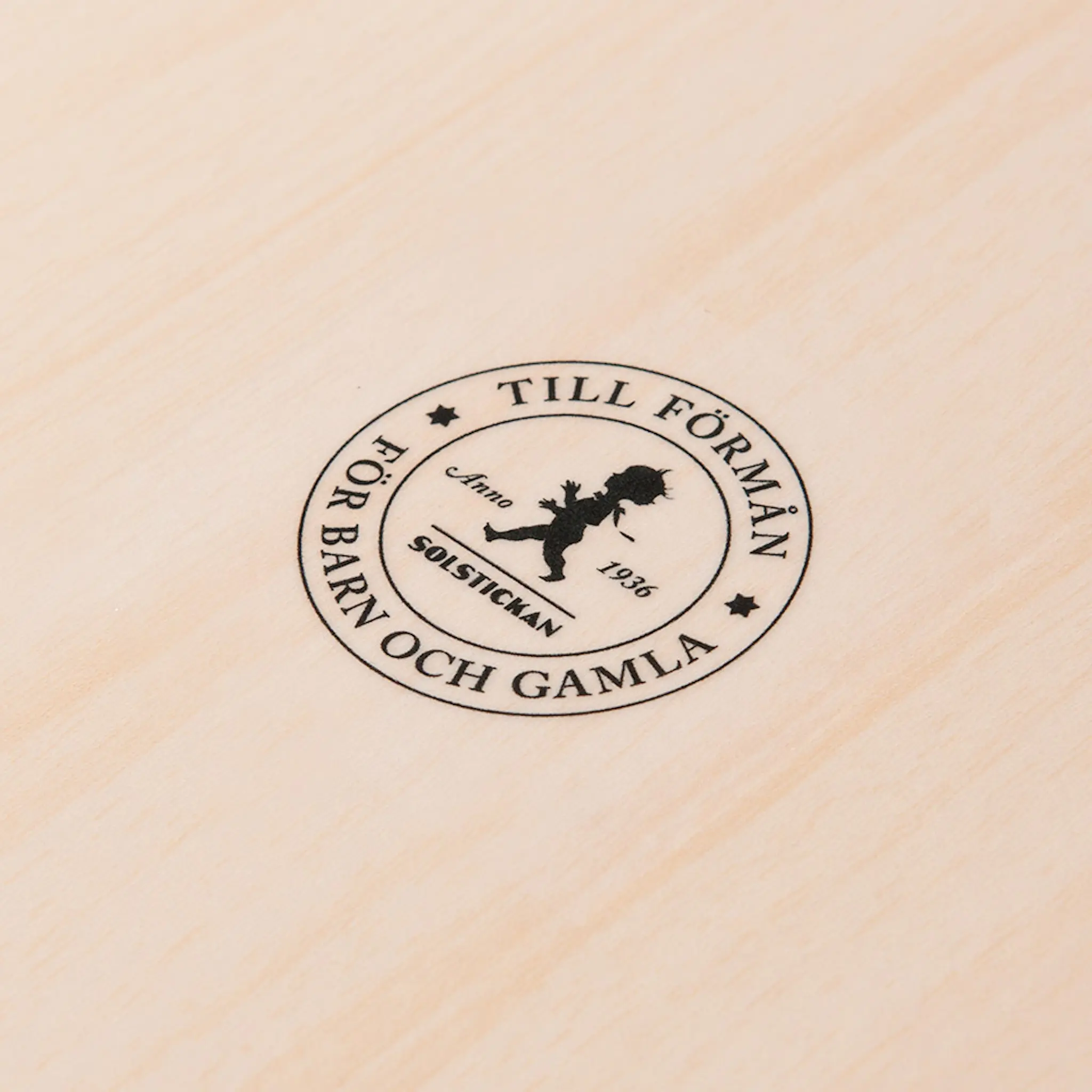 SOLSTICKAN Brett 36x28 cm svart/hvit